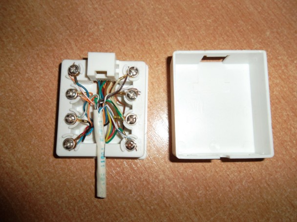 Настенная розетка RJ-45