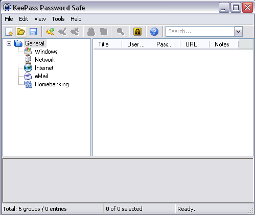 Открытая база KeePass Открытая база KeePass