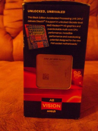 Упаковка AMD LIano A8-3870K 3.0GHz/4MB