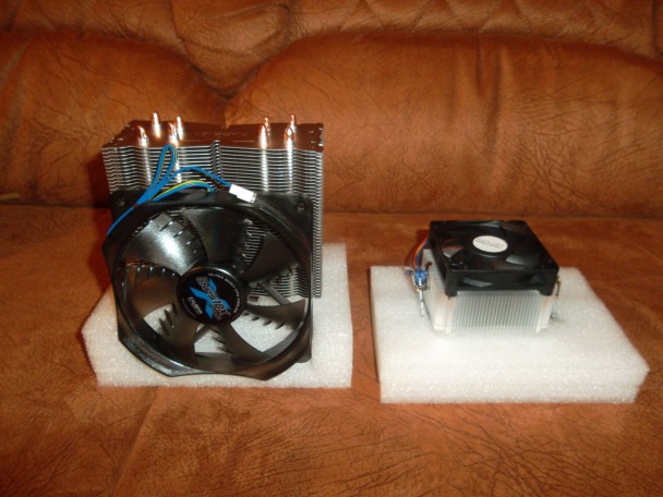 Zalman CNPS10X Optima и боксовый кулер