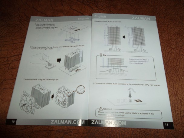 Zalman CNPS10X Optima. Инструкция по установке.