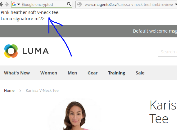 XSS в Magento 2
