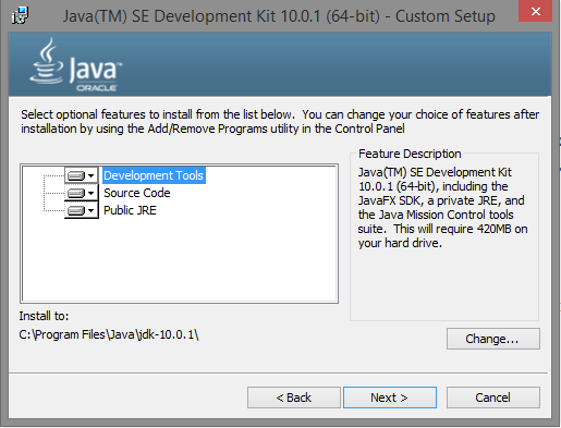 Установка JDK 10