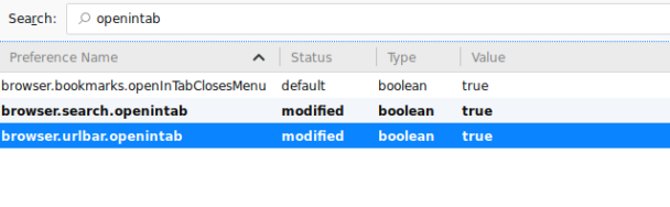 Firefox открытие в новой вкладке из строки адреса