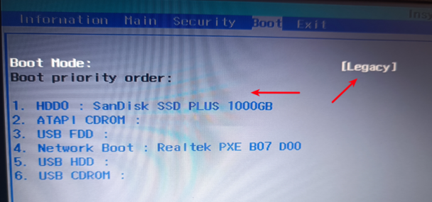 EFI File Boot 0 removed